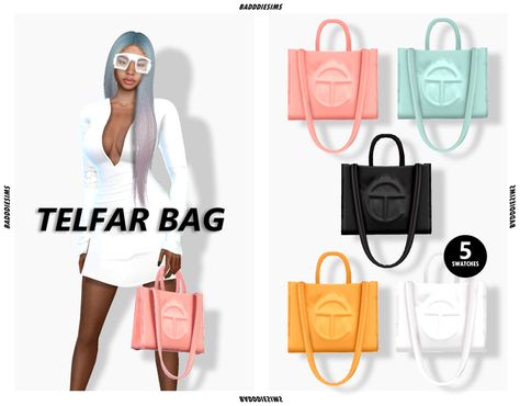 TELFAR BAG | BADDDIESIMS on Patreon Sims 4 Cc Luxury Bags, Sims 4 Purse Cc, Black Simmer, Sawamura Eijun, Telfar Bag, Sims 4 Piercings, Sac Louis Vuitton, Play Sims 4, Free Sims 4