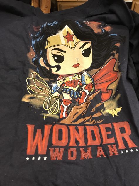 Feeding my Gal Gadot /Wonder Woman obsession with this cool new Funko Pop Shirt Wonder Woman Shirt Ideas, Wonder Woman Tshirt, Wonder Woman Shirt, Boy And Girl Cartoon, Superhero Graphic T-shirt With Short Sleeves, Pop Pop Shirts, Superhero Short Sleeve T-shirt With Character Print, Gal Gadot Wonder Woman, Disney Marvel