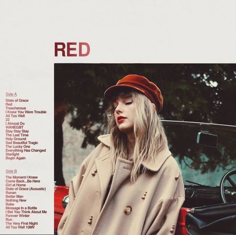 Taylor Swift Red Album Cover, Album Cover Wallpaper, Taylor Swift Red Album, Red Album, Minimalist Icons, Everything Has Change, State Of Grace, Cover Wallpaper, Taylor Swift Red