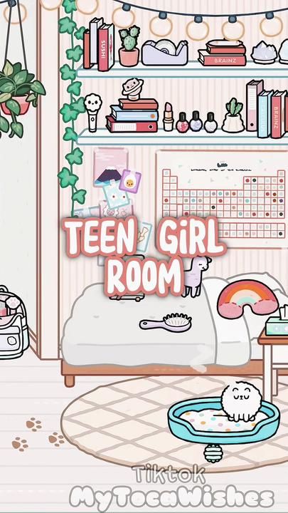 Aesthetic Toca Boca Bedroom, Modern Mansion Bedroom, Toca Boca Hair Salon, Toca Life World Aesthetic Pfp, Teen Girls Room, Bad Room Ideas, 가족 일러스트, Toca Ideas, Custom Closet Organization