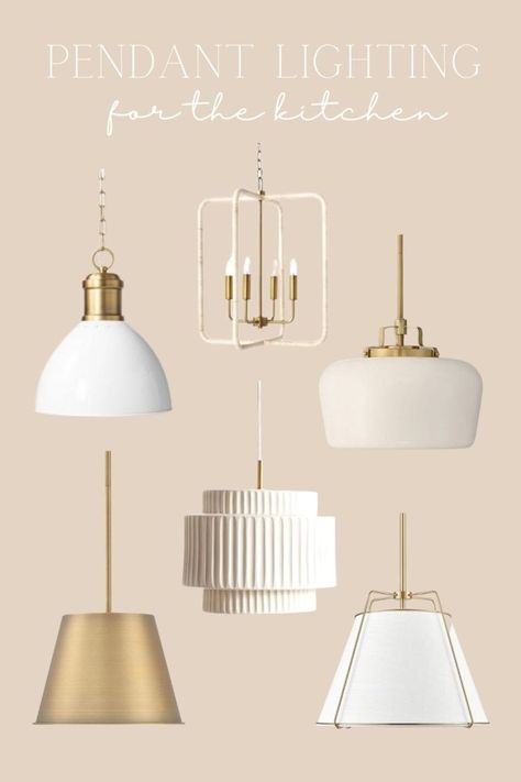 Amazon Pendant Lights, Gold Kitchen Pendant Lights, Barndo House, Light Over Sink, Affordable Pendant Lighting, Brass Light Fixtures, Modern Farmhouse Pendant Lighting, Modern Kitchen Pendant Lights, Kitchen Sink Lighting