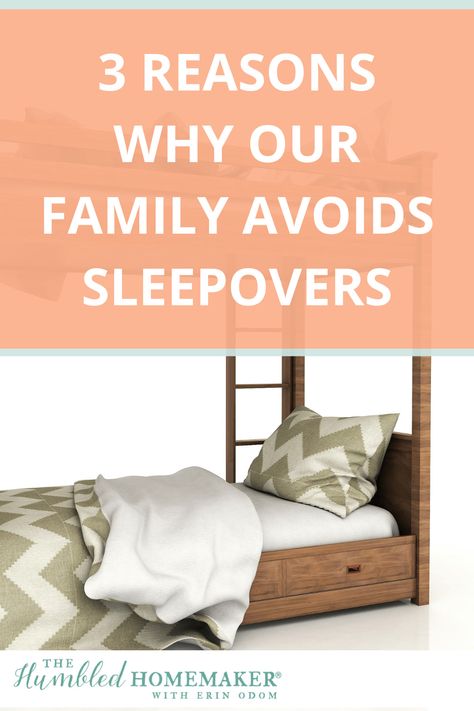 Our family has decided to avoid sleepovers. Before you start reading (which I hope you will do before commenting), let me start by saying that this is what we, after much prayer and consideration, have decided as a family. This is what works best for us. This is our rule for our family. This is in no way a judgment on others who do something different. We are just families that handle things differently. I recently re-read another post that was written last year about this topic. I have mulled o Kids Sleepover, Christian Homemaking, Rules For Kids, Do Something Different, Start Reading, No Way, Kids And Parenting, A Family, Something To Do