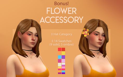 Ts4 Flower Accessory, Feral Poodles Hair Sims 4, Sims 4 Cc Flower Hair Accessories, Sims 4 Cc Flower Hair, Sims 4 Cc Flower Accessories, Sims 4 Flower Accessories, Sims 4 Flower Hair Accessory, Sims 4 Flower Hair, Sims 4 Flower Cc