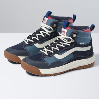 UltraRange Hi EXO MTE | Shop At Vans Navy Trainers, Black Dachshund, Vans Ultrarange, Navy Boots, Vans Store, Shoe Wishlist, Van Design, Navy Shoes, Mens Vans