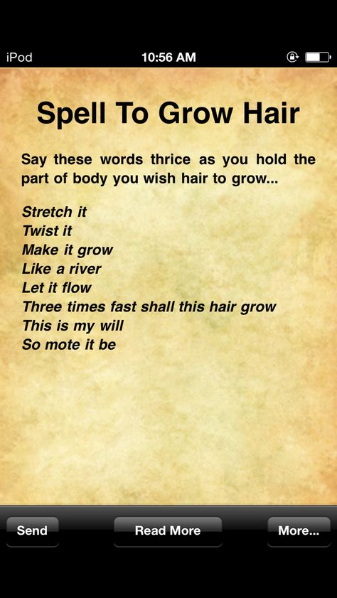 Hair Growth Spell - A little positive thinking can't hurt! Hair Growth Spell, Growth Spell, Witchcraft Spells For Beginners, Beauty Spells, Good Luck Spells, Spells For Beginners, Easy Spells, Magia Das Ervas, Luck Spells