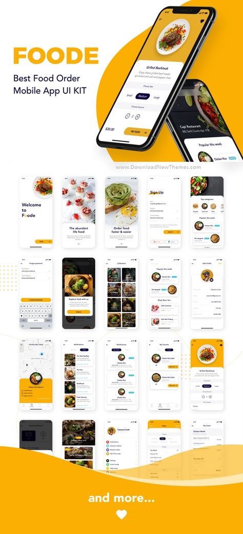 Simple Mobile App Design, Food Application Design, Restaurant App Ui Design, Food Ordering App Ui Design, Food Delivery App Ui Design, Menu App Design, Food Ui Design, Figma App Design, Food App Ui Design