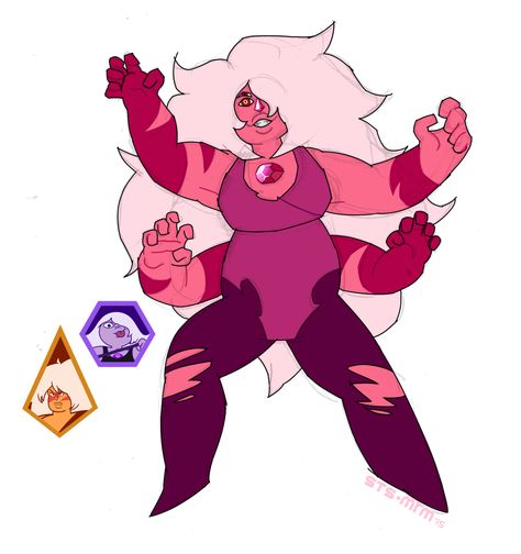 Amethyst And Sapphire Fusion, Jasper And Amethyst, Su Fusions, Steven Universe Gif, Fan Fusions, Su Oc, Steven Universe Fan Fusions, Gem Fusions, Steven Universe Fusion