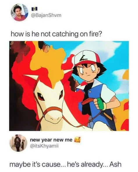 Funny Pokemon Pictures, Pokemon Memes Funny, Flint Lockwood, Pokemon Flareon, Ponyta Pokemon, Pokémon Characters, Pokemon Mew, Minion Jokes, Ash Ketchum