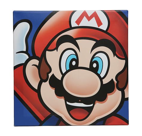 Mario Brothers Canvas Art Mario Room, Mario Mario, Kids Canvas Art, Mario Bros Party, Super Mario Art, Kids Canvas, Mario Art, Mario Brothers, Mario And Luigi