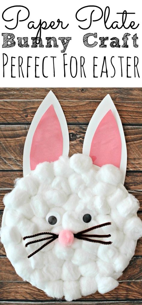 The Cutest and Easy Paper Plate Bunny Craft for Kids. Perfect for celebrating Easter and for learning the letter Bb! - simplytodaylife.com #eastercrafts #easterforkids #bunnycraft #paperplatecraft #kidscraft #craftforkids #kidseastercraft #easter #bunny Paper Plate Bunny, Paper Plate Art, Paper Plate Craft, Bunny Craft, Paper Plate Crafts For Kids, Rabbit Crafts, Fun Easter Crafts, Folding Origami, Easter Bunny Crafts