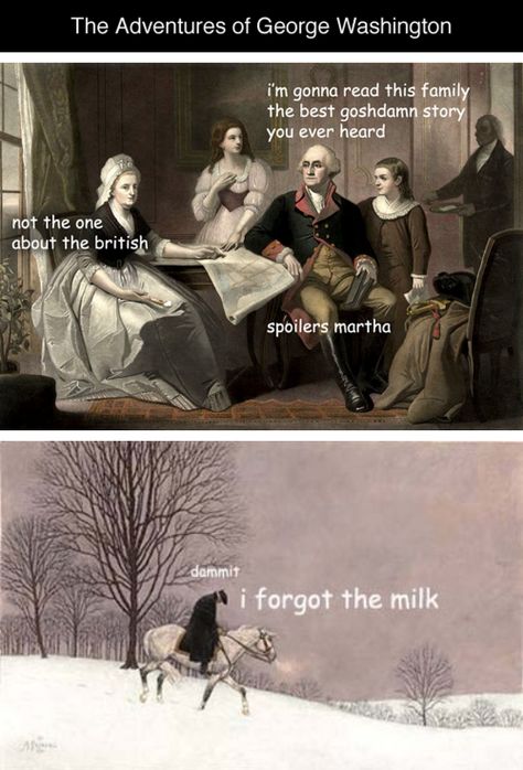 all memes George Washington Funny, Art History Memes, Historical Humor, Funny Art History, Classical Art Memes, History Jokes, Hamilton Memes, Old Memes, Art Jokes