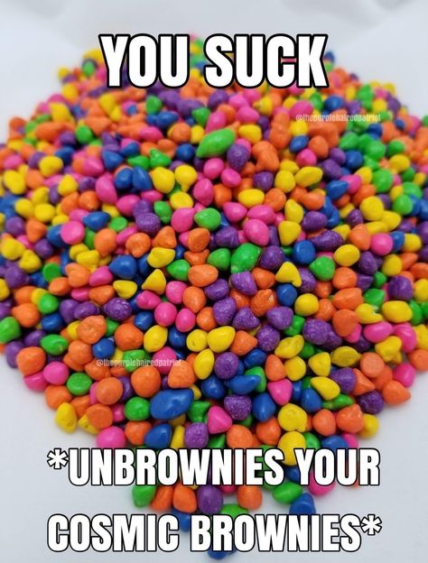 Cosmic Brownie Tattoo, Cosmic Brownies, Rainbow Sprinkles, Reaction Pics, Pastel Rainbow, Reaction Pictures, Brownies, Sprinkles, Abc