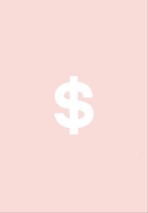 Pink Dollar Sign Icon, Money Highlight Cover, Money Icon Pink, Pink Money App Icon, Money Icon Aesthetic, App Covers Pink, Money App Icon, Dollars Money Wallpaper, Pink Screen