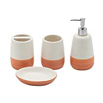 Check this out on Amazon Terracotta Soap Dispenser, Terracotta Bathroom Accessories, Terracotta Bathroom Decor, Coral Bathroom Decor, Orange Bathroom Accessories, Orange Bathroom Decor, Counter Bathroom, Orange Bathroom, Orange Bathrooms