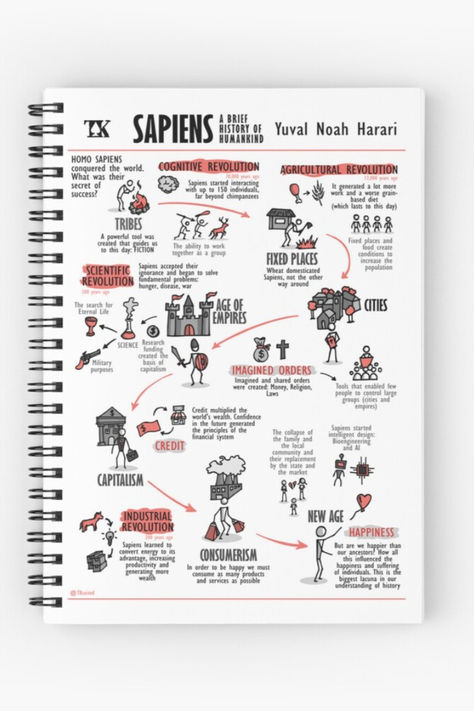 Book Summary Ideas, Book Summary Journal, Book Summary Infographic, Sapiens Book, Visual Books, Books Summary, Accelerated Learning, Visual Summary, Book Infographic