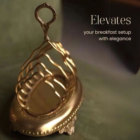 "Elevate your breakfast elegance with a timeless brass toast rack and butter dish, where classic charm meets modern functionality." Impress your guests and elevate snack time to an art form!✨ SHOP NOW🛍 DM us or Visit our website www.quesera.ae. To place your order #Gifting #Handcrafted #Premiumbox #Homeaccessories #Homedecor #Luxuryliving #delight #Dubaigifting #Interiordesign #Serveware #premiumbrass #tray #butterdish #brasstoastrack #Brass #Quesera Toast Rack, Place Your Order, Snack Time, Butter Dish, Serveware, Art Forms, Toast, Butter, Tray