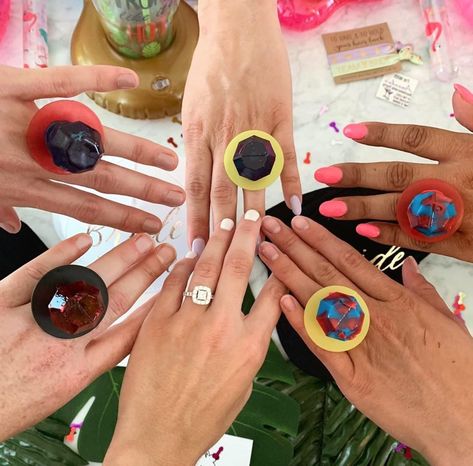 Fun Bachelorette Party Themes, Pass The Vibe Check, Palm Springs Bachelorette Party, Fun Bachelorette Party, Bridal Shower Bachelorette Party Ideas, Bachelorette Party Photo, Ring Pops, Bachelorette Inspo, Bridal Reflections