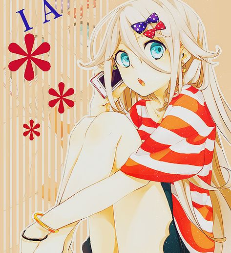 IA - Vocaloid Anime Calling Phone, Anime On Phone, Calling Phone, Supernatural Funny, On Phone, I Love Anime, Art Anime, Awesome Anime, Phone Call