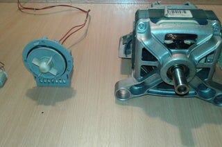 How to Wire a Washing Machine Motor As Generator : 3 Steps (with Pictures) - Instructables Washing Mashing, Electromagnetic Generator, Electric Motor Generator, Washing Machine Motor, Water Turbine, Michael Faraday, Motor Generator, Universal Motor, Car Alternator