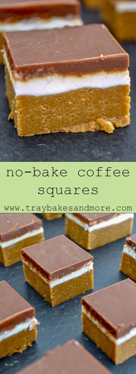 Coffee Squares, Traybake Recipes, Coffee And Vanilla, Coffee Cake Recipes Easy, Tray Bake Recipes, Tray Bake, Square Recipes, Summer Baking, Recipes Baking