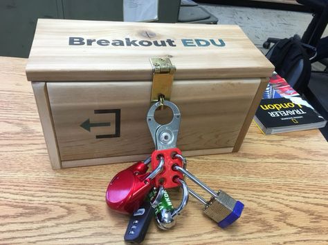 breakout edu Breakout Edu, Breakout Boxes, Library Ideas, Question Of The Day, Teaching Science, Professional Development, Education