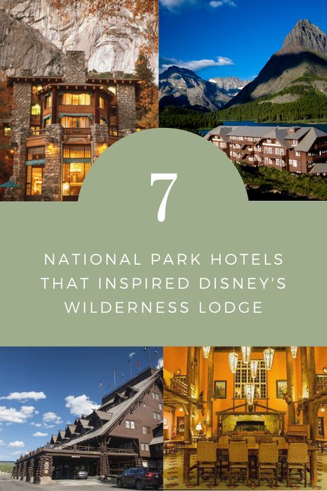 Click the photo for more on the real hotels that inspired Disney's fabulous Wilderness Lodge resort. Disney Wilderness Lodge, Polynesian Resort, Wilderness Lodge, Grand Floridian, Park Hotel, The Wilderness, Christmas Season, Christmas Seasons, Walt Disney World