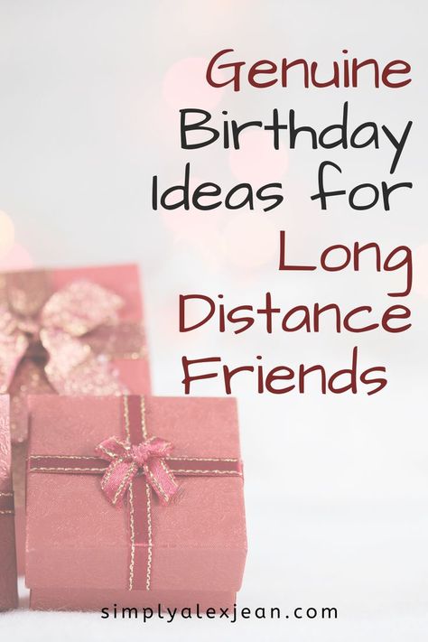 Birthday Present Ideas For Long Distance Best Friend, Digital Birthday Gift Ideas, Cards For Long Distance Friends, Long Distance Friendship Cards, Long Distance Bday Ideas, Birthday Gift Ideas For Long Distance Best Friend, Long Distance Birthday Celebration Ideas, Online Birthday Surprise Ideas, Birthday Ideas Long Distance