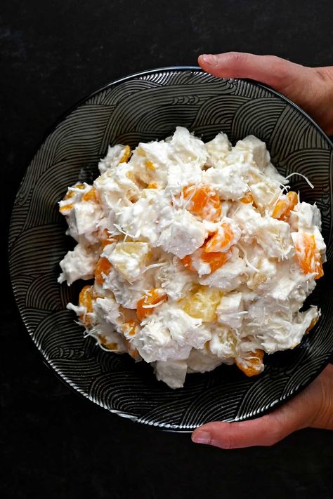 Ambrosia Salad (Paleo, Dairy Free) - Nom Nom Paleo® Paleo Marshmallows, Salad With Pineapple, Paleo Fruit, Ambrosia Fruit Salad, Creamy Fruit Salads, Almond Butter Recipes, Pineapple Chunks, Paleo Salads, Nom Nom Paleo