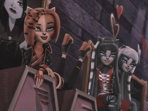 Purrsephone And Meowlody Icon, Meowlody And Purrsephone, Arte Monster High, Monster High Pictures, Moster High, Fairytale Fantasies, Love Monster, Grunge Art, Monster High Characters