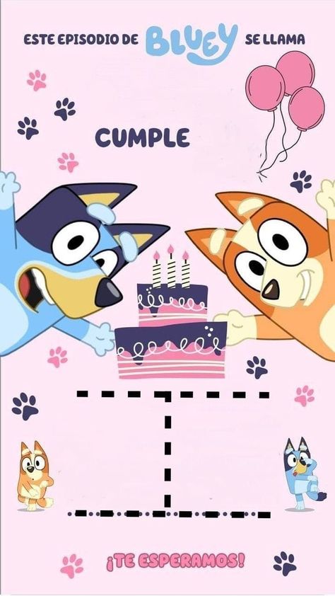 Bluey Birthday, 4th Birthday, Paw Patrol, 2nd Birthday, Bingo, Birthday Wishes, First Birthdays, Cake Toppers, Birthday Parties