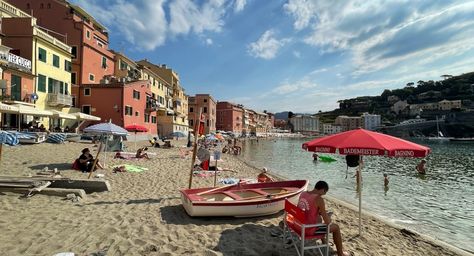 Genoa beaches: most beautiful places near Genova Genoa Beach, Ligurian Coast, Genoa Italy, Free Beach, Genoa, Pebble Beach, Sandy Beaches, City Beach, Beach Fun