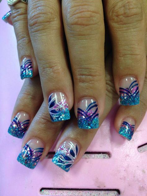 Random Fingernail Designs Spring, Fun Spring Nails Design, Random Nails, Summer Pedicure Colors, Pedicure Designs Toenails, Summer Pedicure, Manicure Designs, Pedicure Colors, Purple Nail Art