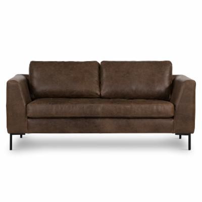 Poly & Bark Calle Apartment Loveseat | Hayneedle Poly And Bark, Black Couches, Industrial Sofa, Book Club Reads, Sofas For Sale, Poly & Bark, Sofa Brown, Brown Leather Sofa, Apartment Sofa