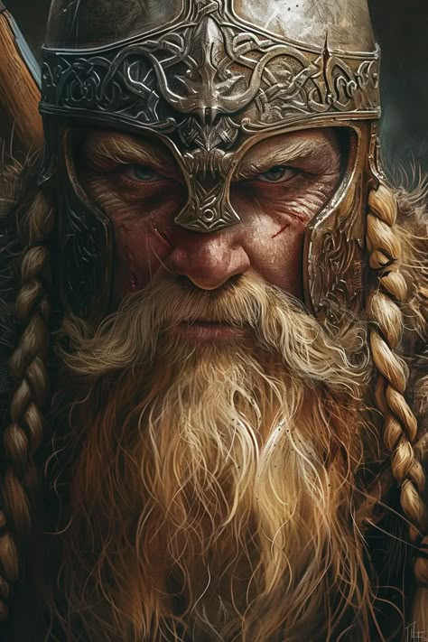 Exciting visual showcase curated by ThetaCursed, License: CC BY-NC 4.0 Viking Warrior Art Men, Viking Warrior Tattoos, Painting Of A Man, Art Viking, Viking Character, Vikings Tattoo, Warriors Illustration, Drawing Superheroes, Long Beard