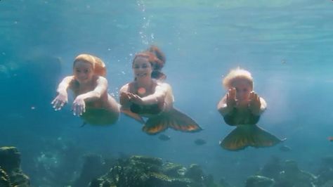 Lyla, Nixie, and Sirena | Flickr - Photo Sharing! Three Mermaids, Mermaid, Gif, Swimming, Tumblr, Water