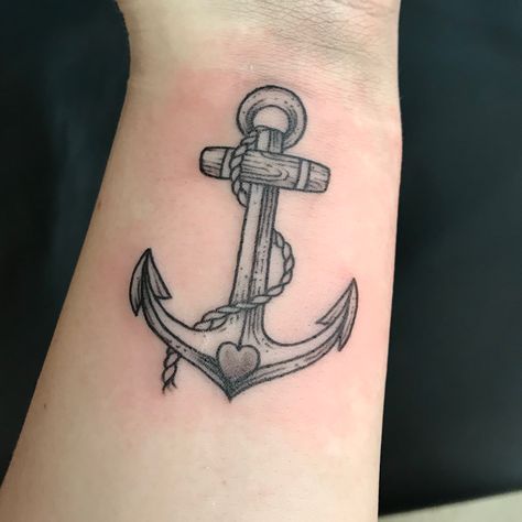 Anchor Tattoo Cover Up Ideas, Anchor Tattoo With Name, Anchor Name Tattoo, Anchor And Heart Tattoos For Women, Love Anchor Tattoo, Girly Anchor Tattoo, Anchor Compass Tattoo, Anchor Heart Tattoo, Anchor Cross Heart Tattoo