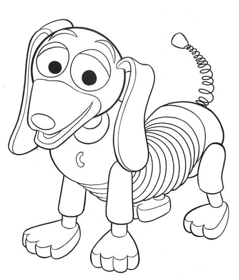 Slinky Dog Toy Story Coloring Pages Disney Art Diy, Toy Story Coloring Pages, Toy Story Crafts, Toy Story Slinky, Dibujos Toy Story, Printable Toys, Animation Disney, Trendy Toys, Toy Story Characters