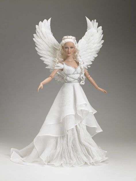 angel doll Angel Barbie, Angel Dolls, Barbie Bride, Angel Crafts, Barbie Gowns, Doll Clothes Barbie, Angel Doll, Beautiful Barbie Dolls, Christmas Dolls