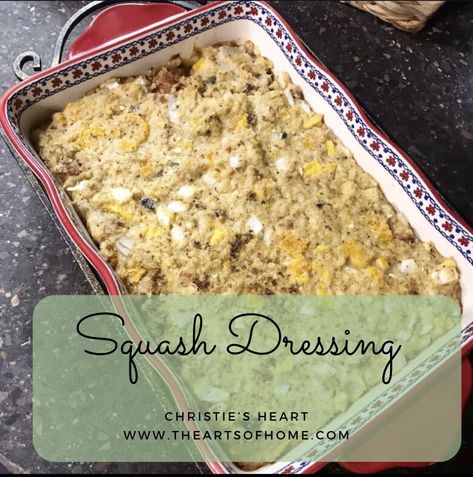 Frozen Squash, Squash Dressing, Yellow Squash Recipes, Casserole Side Dishes, Dressing Recipes Cornbread, Squash Casserole Recipes, Cornbread Dressing, Cream Of Mushroom, Holiday Meal