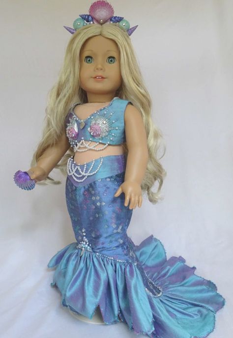 Wind Up Doll Costume, Caroline Abbott, American Girl Outfits, American Girl Doll Costumes, American Girl Doll House, American Girl Doll Diy, Doll Halloween Costume, American Girl Accessories, Fantasy Mermaid