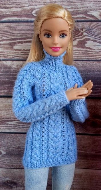 Barbie Knitting Patterns, Barbie Dress Pattern, Barbie Doll Clothing Patterns, Knitting Dolls Clothes, Crochet Barbie Clothes, Sewing Doll Clothes, Barbie Clothes Patterns, Barbie Gowns, Barbie Patterns