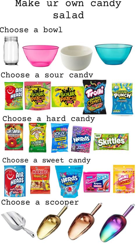 Candy Salad, Salad, Candy