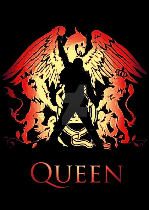 Queen poster by LuthienMuse on DeviantArt Stone Wallpapers, Wallpapers Trees, Rock Diy, Queens Wallpaper, Show Must Go On, Queen Poster, Music Drawings, Band Metal, Makeup Quotes