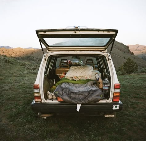 Auto Camping, Volvo Amazon, Volvo 240, Eastern Oregon, Bushcraft Camping, Car Camping, Moon Child, Happy Campers, Bushcraft