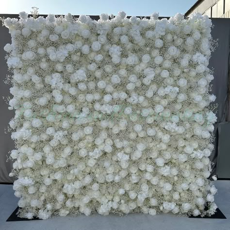 --Flower Wall Package Include: 1. 2 Panel Flower Wall 2. Extra Flowers / Gluegun / Glue Size: 8FT*8FT/2.4M-2.4M Weight: Around 3LB /Each PC Material: Silk Flowers+Fabric Backdrop Animation Effect:3D HighLight: High Quality Silk Flowers.There are 2 PCs for one whole set.One Pc is 4ft * 8ft, two PCs will make a 8ft * 8ft wall. These two pcs are tied together with rope and velcro -Canvas Zipper Bag Material : High Quality Canvas Size : 51.2″ L x 19.7″ D /130 CM x 50CM Heavyweight Cotton Canvas Mate Wall With Storage, Roll Up Curtains, Pipe And Drape Backdrop, Gypsophila Flower, Sequin Wall, 3d Fabric, Diamond Wall, Pipe And Drape, Baby Shower Outfit