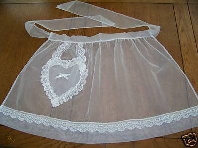 Ladies Aprons, Lace Apron, Diy Apron, Heart Pocket, Half Apron, Aprons Vintage, Womens Aprons, Price Guide, Lace Bows