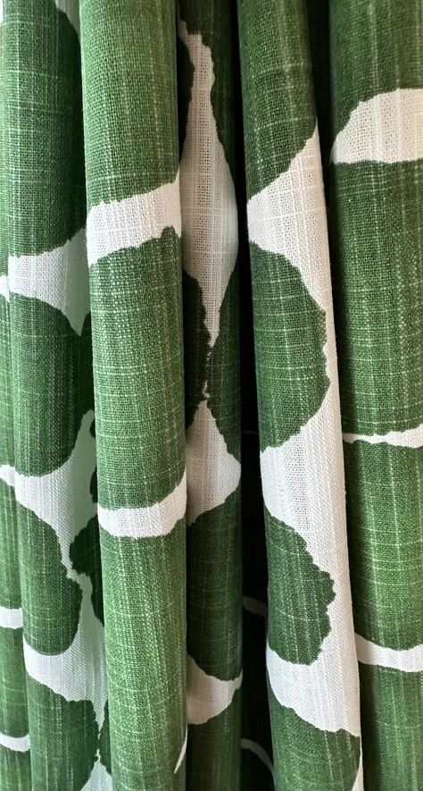 Dining Room Curtains, Green Curtains, Cotton Curtains, Lined Curtains, Cafe Curtains, Drapery Panels, Drapery Fabric, Shibori, Fabric Samples