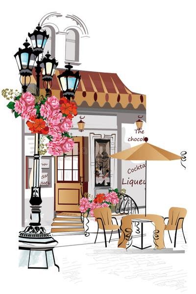 Cafes Italy Stock Illustrations – 469 Cafes Italy Stock Illustrations, Vectors & Clipart - Dreamstime Paris Doodles, Wedding Card Design Indian, Paris Illustration, Cottage Garden Design, Diy Journal Books, Poetry Art, Shop Illustration, Cafe Art, Cottage Art