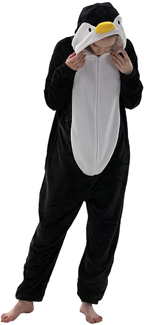 One Piece Halloween Costume, One Piece Halloween, Penguin Costume, Adult Onesie Pajamas, Onesie Costumes, Animal Onesie, Animal Pajamas, Cute Pjs, Bear Costume