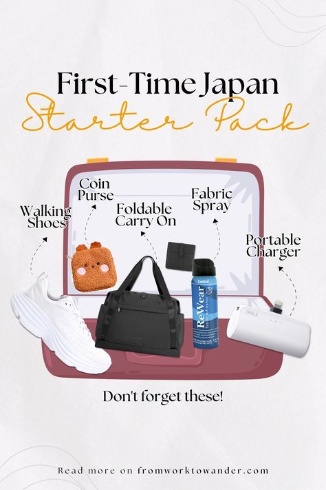 What To Pack For Japan, Japan In November, Japan Packing List, Travel Packing Ideas, Spring Vacation Outfits, Going To Japan, Summer In Japan, Japan Autumn, Japan Spring